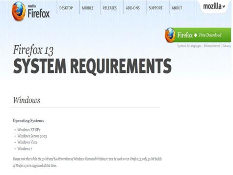 Firefox 13 فايرفوكس