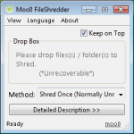 Moo0 File Shredder