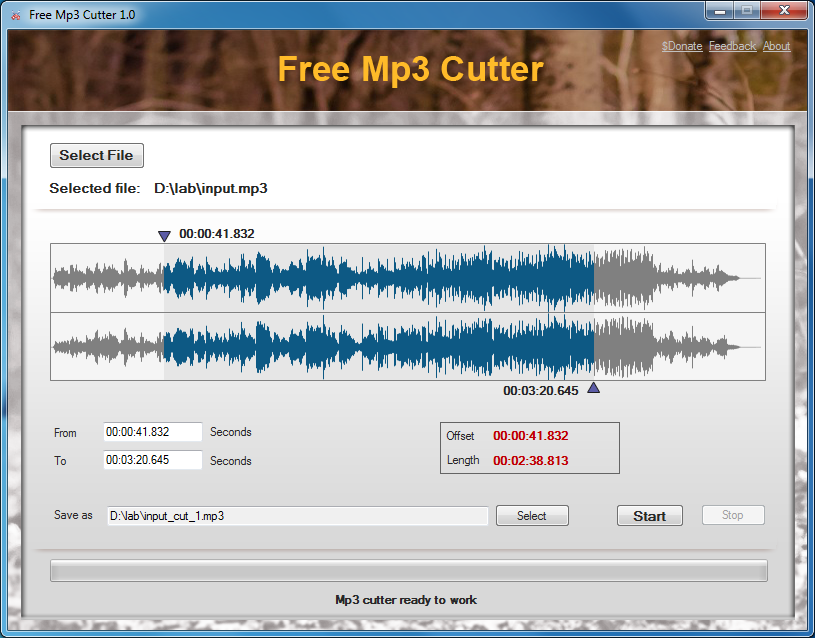 free mp3 cutter