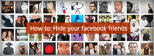 اخفاء قائمة الاصدقاء في فيسبوك