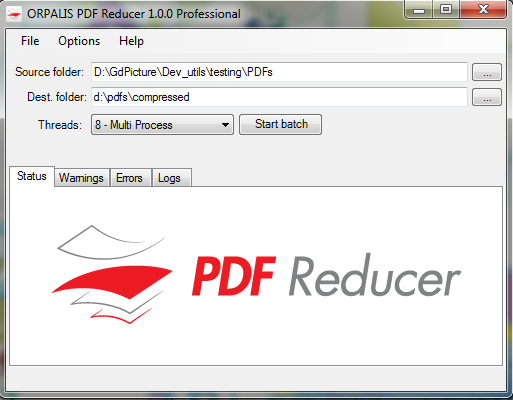 برنامج ORPALIS PDF Reducer لضغط ملفات PDF