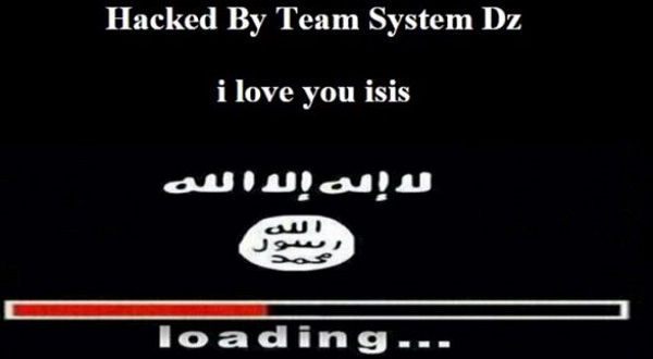 هاكر يخترق موقع رياضي بريطاني وينشر عبارة : احب داعش