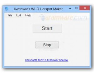 برنامج Jiveshwar's Wi-Fi Hotspot Maker