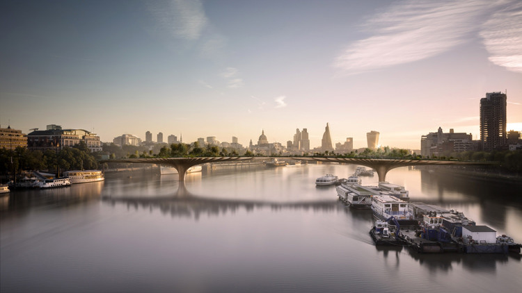لندن تبني جسر الجنة فوق نهر التايمز وهذه هي صوره !