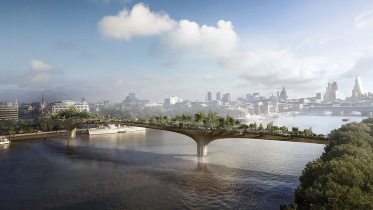 لندن تبني جسر الجنة فوق نهر التايمز وهذه هي صوره !