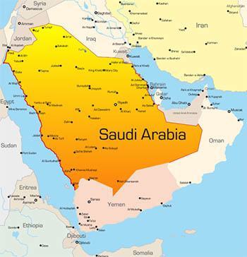 عدد سكان المملكة العربية السعودية - خريطة المملكة العربية السعودية