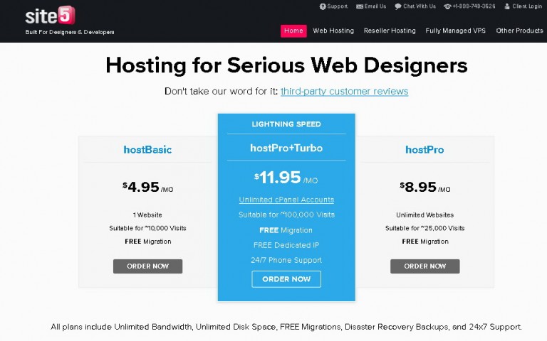 تجربتي مع موقع site5.com للاستضافة
