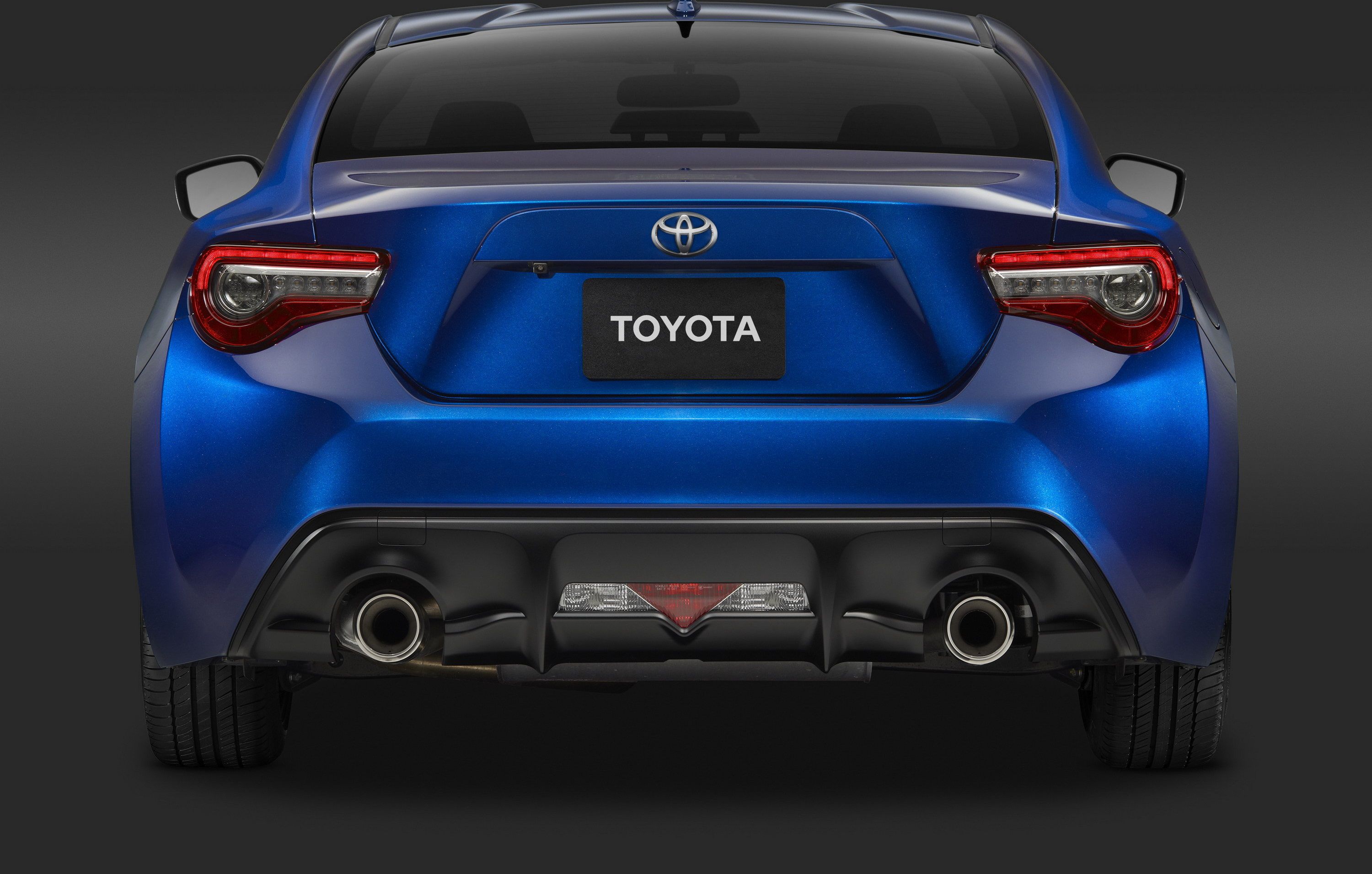 التصميم الخلفي للسيارة تويوتا 86 2017