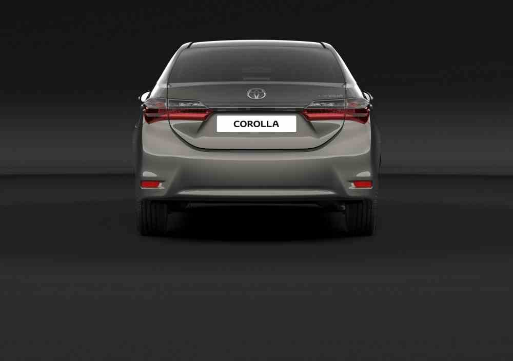 التصميم الخلفي للسيارة تويوتا كورولا 2017