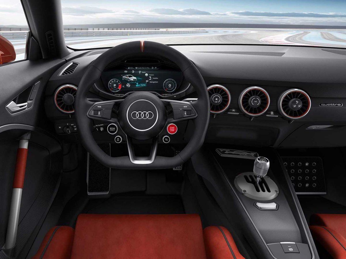  التصميم الداخلي للسيارة اودي تي تي 2016