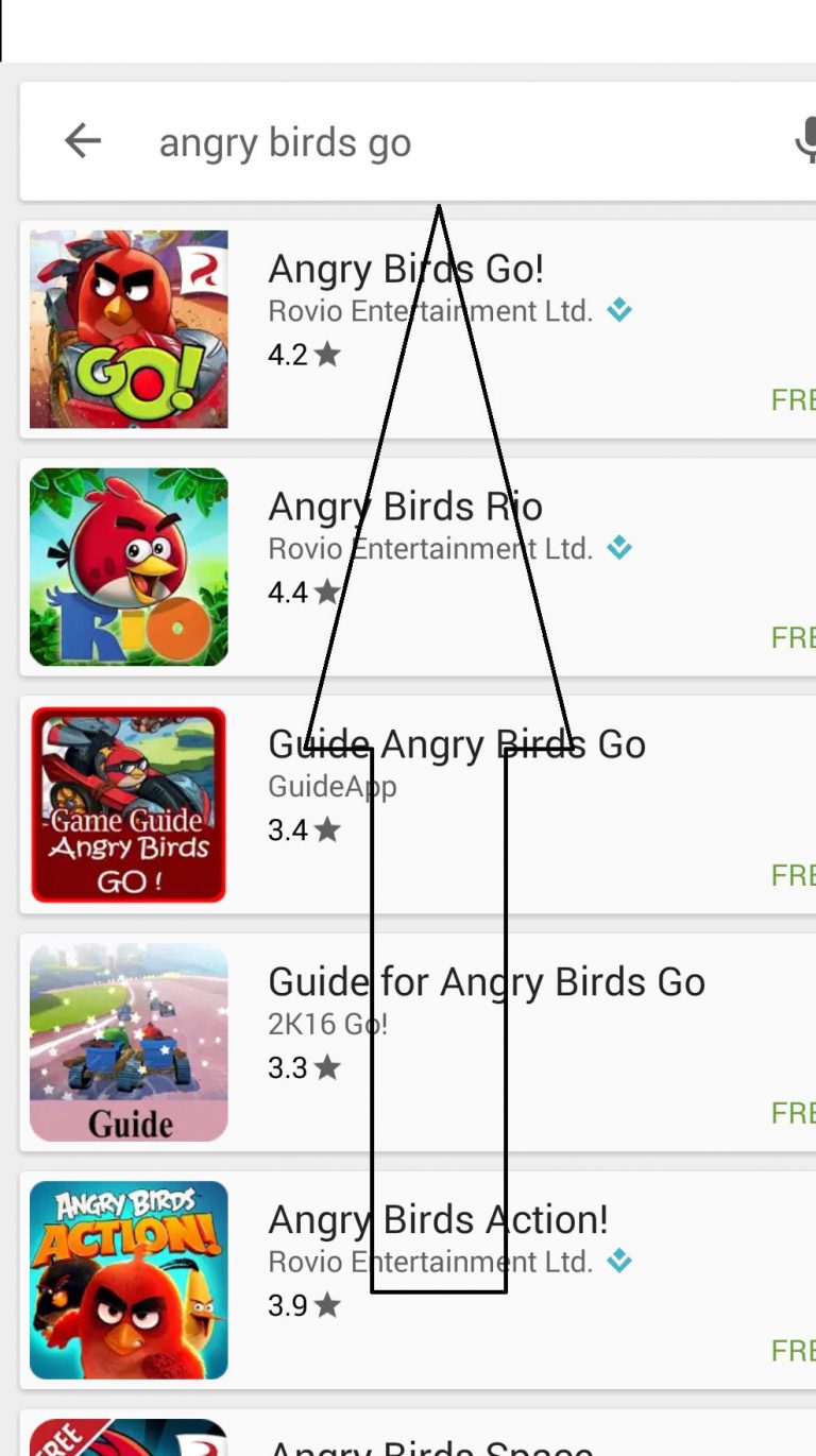 طريقة تثبيت لعبة Angry Birds
