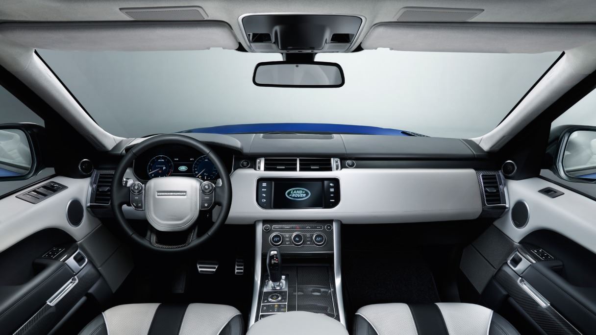  التصميم الداخلي للسيارة رينج روفر سبورت 2017
