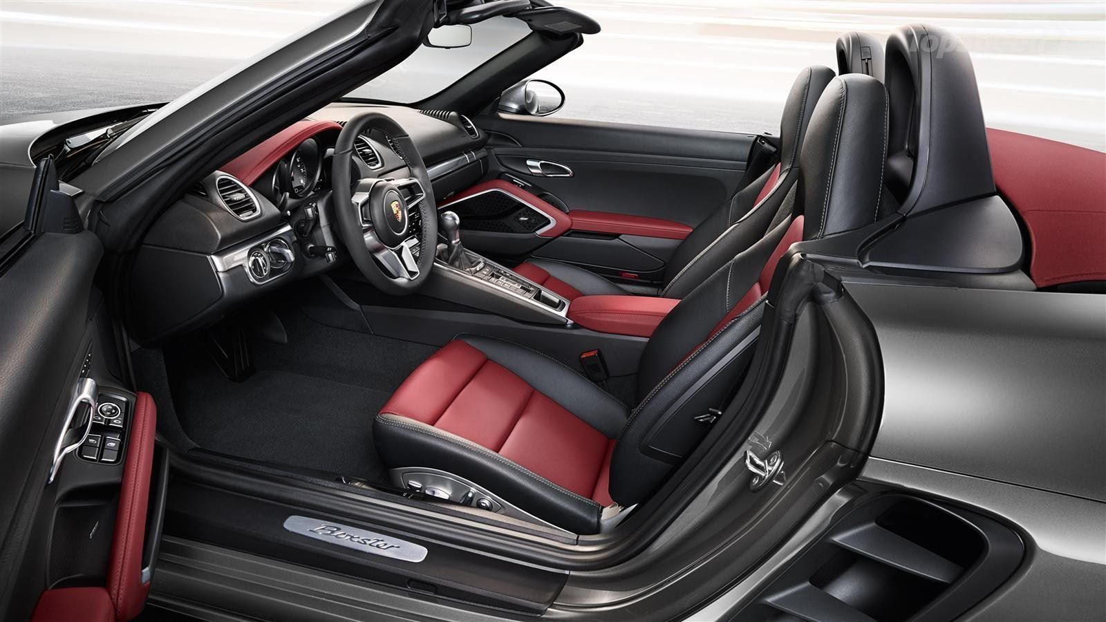  التصميم الداخلي للسيارة بورش بوكستر 718 موديل 2017 