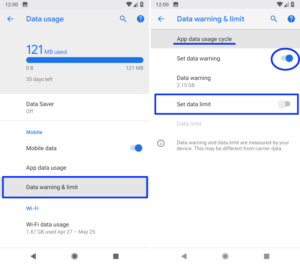 Check Data Usage on Android التحقق من استخدامك للبيانات