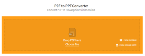 تحويل ملف PDF إلى عرض بوربوينت
