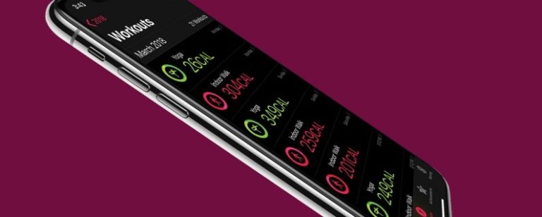 عرض تاريخ التمارين الرياضية في ساعة أبل Apple Watch على الأيفون