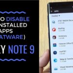 التطبيقات المثبتة مسبقاً في غالاكسي Note 9