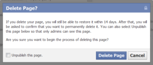 حذف صفحة في الفيسبوك - تعرف على كيفية حذف صفحتك على فيسبوك