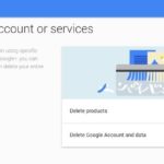 إغلاق حساب غوغل و حذف الخدمات