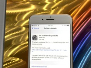 تحديث iOS 12.1.1