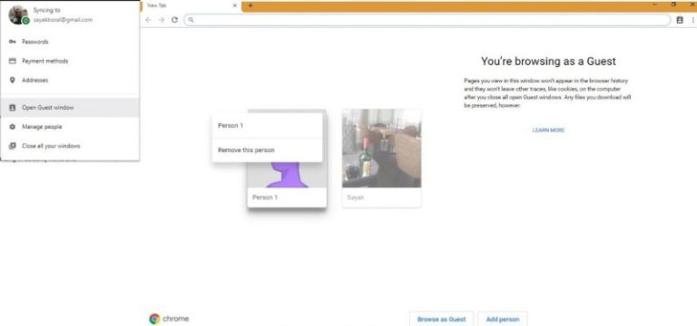 حماية Google Chrome بكلمة سر