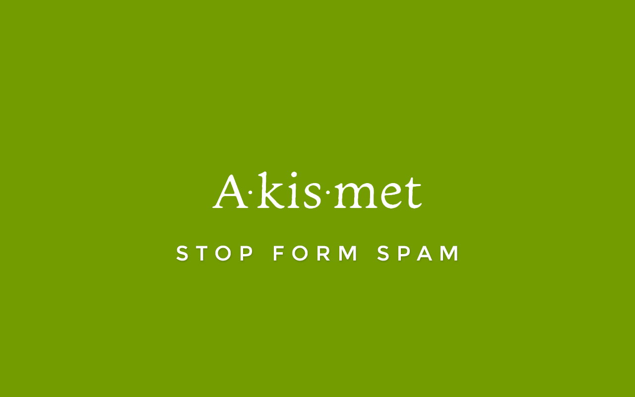 Akismet stops spam.