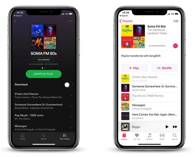 نقل الموسيقى للأيفون | تعلم كيف تنسخ قوائم التشغيل من Spotify إلى Apple Music