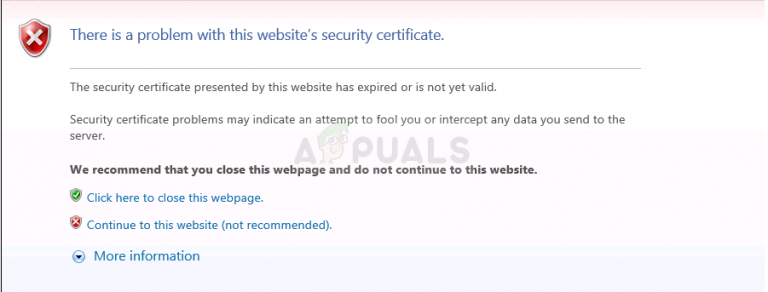 خطأ الشهادة منتهية | إليك حلول الشهادة المنتهية أثناء تصفح الانترنت على ويندوز