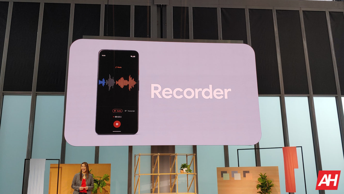 تطبيق Google Recorder