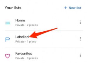 Labelled - تعيين عنوانك في خرائط جوجل