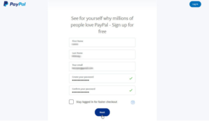 كيفية إعداد حساب PayPal شخصي