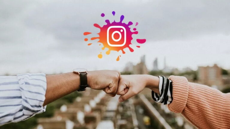 التعاون مع الأصدقاء على انستغرام