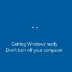 Getting Windows Ready Don't Turn off Your Computer