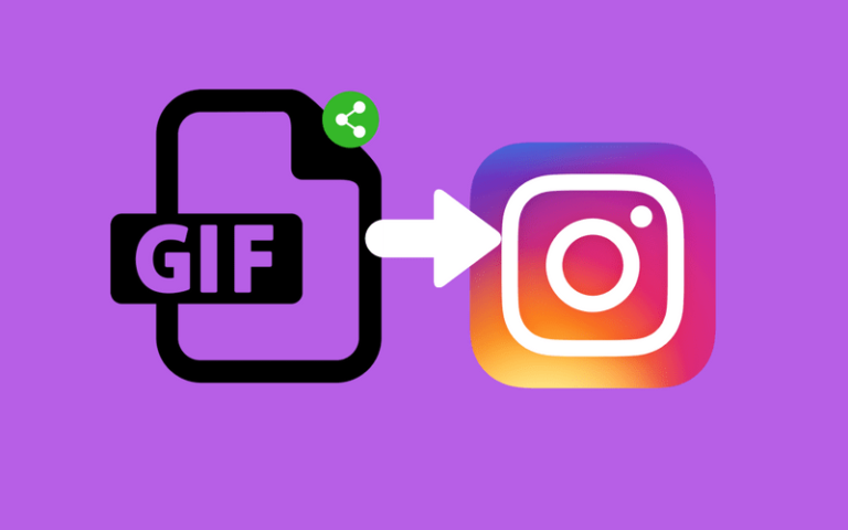 نشر صورة gif على انستغرام