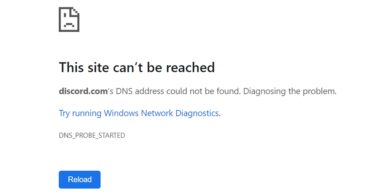 إصلاح خطأ "dns_probe_started" في Google Chrome