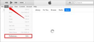 تمكين مكتبة موسيقى iCloud على iTunes