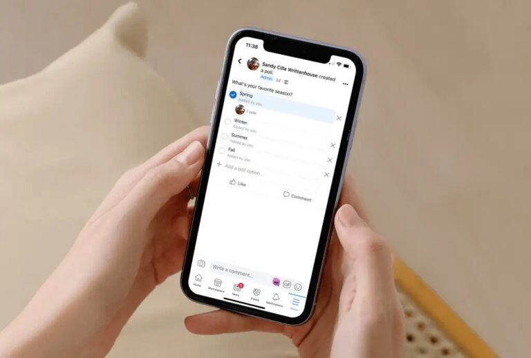 إنشاء استطلاع على فيسبوك