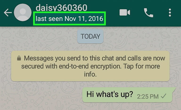 اختفاء آخر ظهور على واتساب