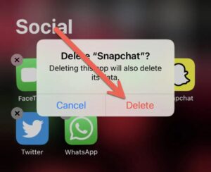 أعد تثبيت Snapchat على هاتفك