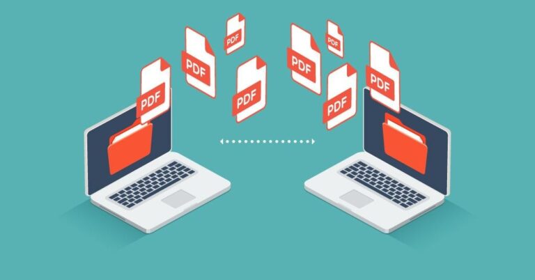 مشاركة ملف PDF على الانترنت