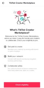 سوق المبدعين TikTok