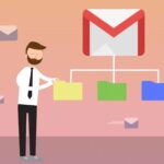 إنشاء مجدات وبطاقات عنونة في Gmail