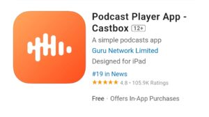 تطبيق Castbox تطبيقات الاسترخاء والتأمل لـ iPhone