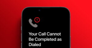 Your Call Cannot Be Completed as Dialed