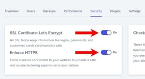 SSL Certificate & Enforce HTTPS