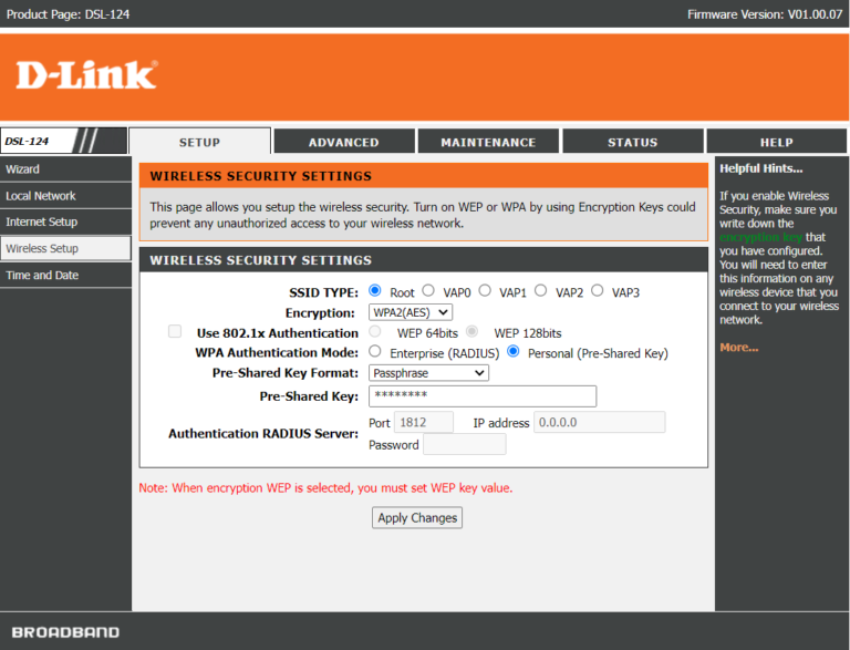 تغيير كلمة سر راوتر D-Link