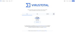 فحص الفيروسات من فيروس توتال