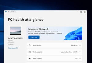 إصلاح PC Health Check لا يعمل على ويندوز