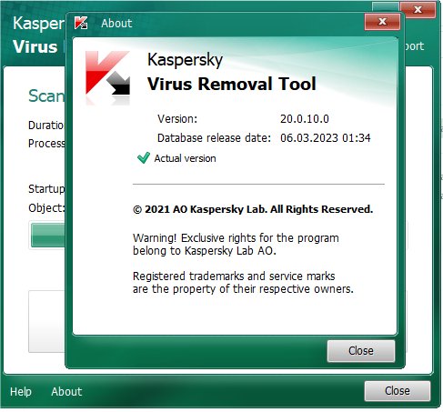 Kaspersky Virus Removal Tool