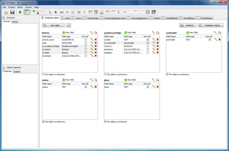 My Visual Database for Windows
